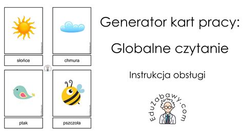 Generator Kart Pracy Globalne Czytanie Instrukcja Obs Ugi Youtube