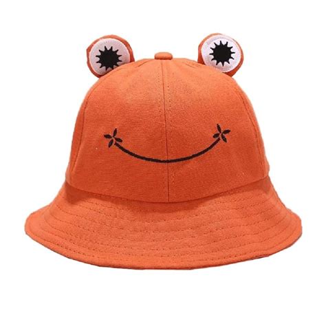 Sycore Cute Frog Bucket Hatsummer Breathable Funny Frog Travel Sun