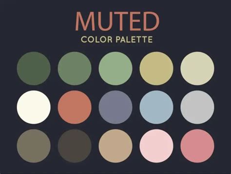 What is muted colors for clothes?