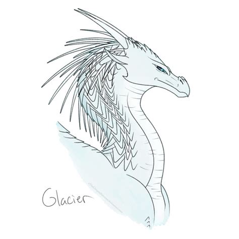 Wof D A D Day 21 Glacier By Xthedragonrebornx On Deviantart Wings