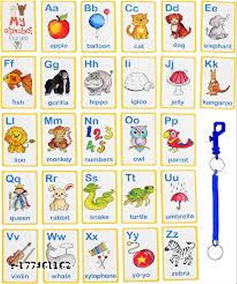 Alphabet english chart for kids