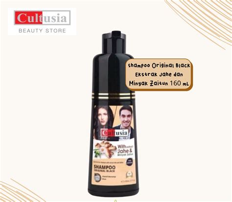 Cultusia Coloring Shampoo Original Black Ml Lazada Indonesia