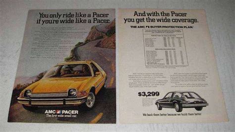 1975 Amc Pacer Ad You Only Ride Like If Youre Wide 1970 79