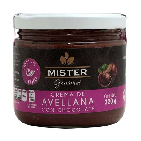 Crema De Avellana Mister Gourmet Con Chocolate 320 G Walmart