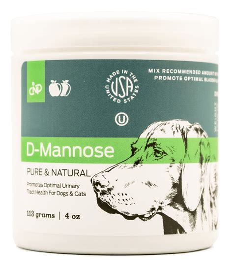 Complete Natural Products D Mannose Pure Powder Supplement For Dogs And