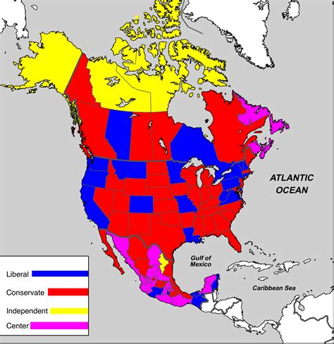 Us Map By Political Party Map