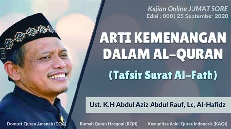 Kajian Online AHLUL QURAN Ust Abdul Aziz Abdur Rauf Lc Al Hafidz