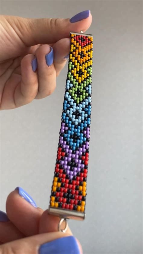 Making A Beaded Cuff On A Homemade Loom Artofit