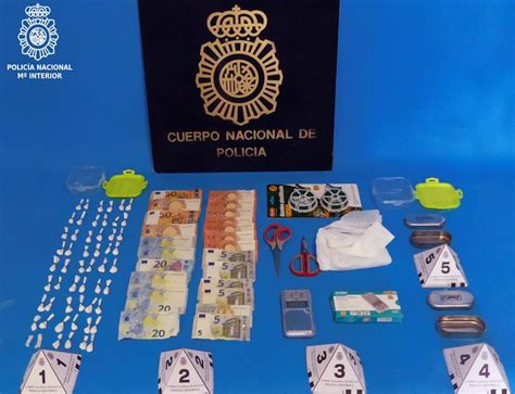 La Policía Nacional erradica un punto negro de venta de cocaína en