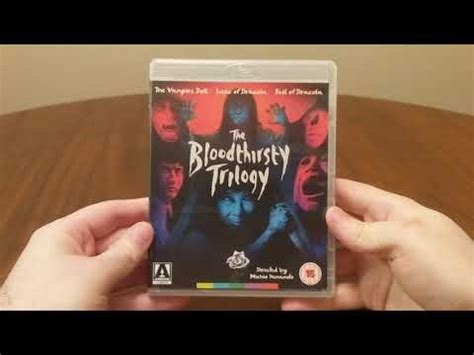 The Bloodthirsty Trilogy Arrow Video Blu Ray Unboxing Youtube