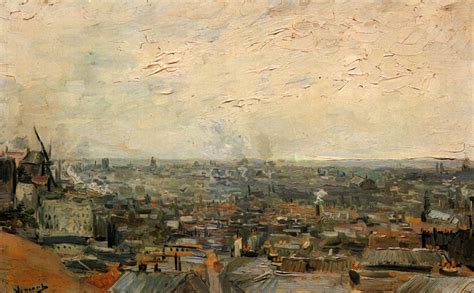 View of Paris from Montmartre (1886; Paris, France) by Vincent van Gogh ...