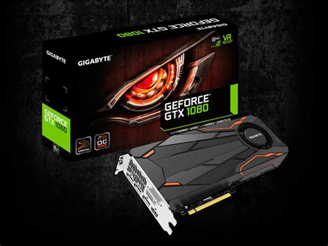 Gigabyte Releases Geforce Gtx 1080 Graphics Card Turbo Oc Edition With Blower Fan Design