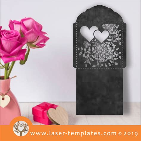 Laser cut template for Wedding Card 16 – Laser Ready Templates