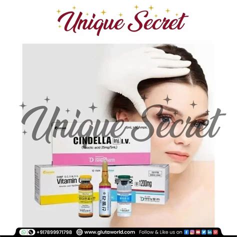 Cindella 1200Mg 10 Sessions Gluathione For Skin Whitening Packaging