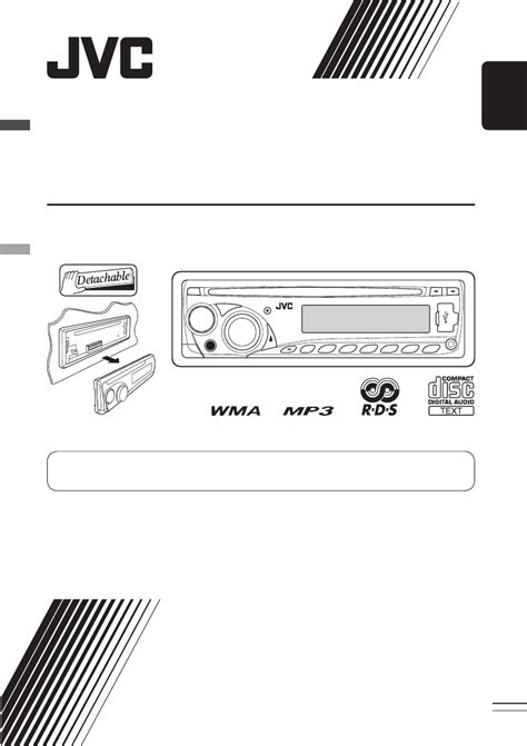 Handleiding JVC KD G441 Pagina 1 Van 26 Engels