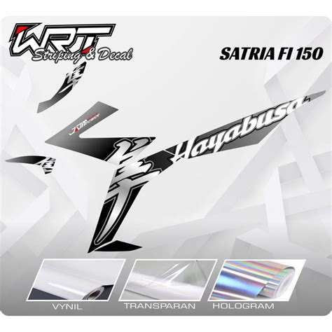 Jual Striping Satria Injeksi Stiker Decal Satria FU 150 Injeksi