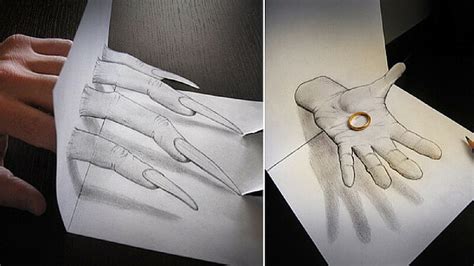 Stunning 3D Drawing Illusions By Alessandro Diddy