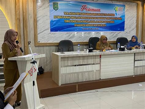 Dinkes Inhil Gelar Pertemuan Penyelenggaraan Surveilans Kualitas Air