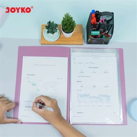 Jual Document Keeper Clear Holder Map File Dokumen Folder Joyko Dk Di