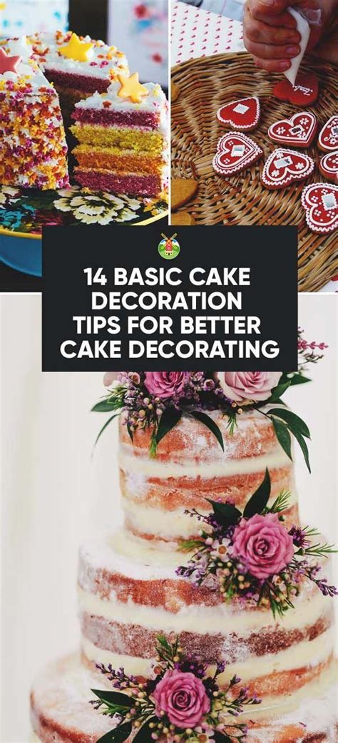 14 Basic Cake Decoration Tips for Better Cake Decorating | Cake ...