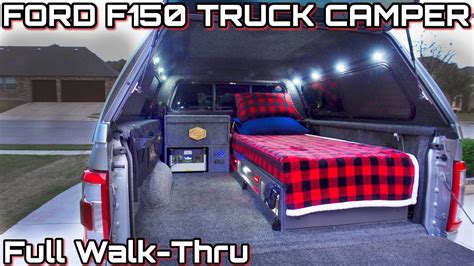 Ford F150 Truck Camper Full Walk Through And Tour Youtube