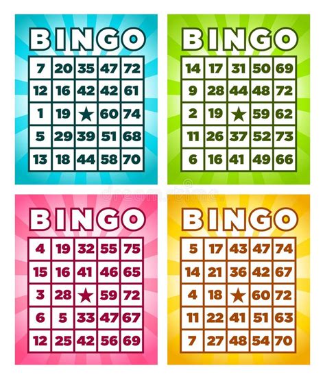 Bingo Set Cards