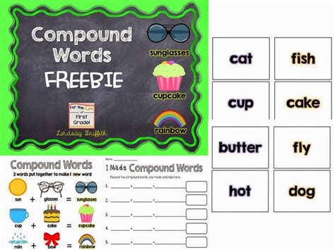 Introducing Compound Words With A Freebie Compound Words Compound