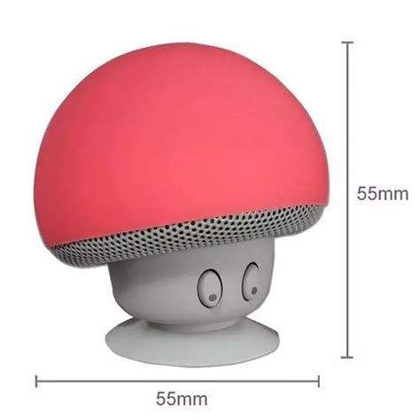 Enceinte Nomade Mini Haut Parleur Bluetooth Sans Fil Motif Champignon