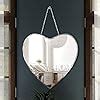 Amazon QMDECOR Heart Shaped Mirror With Iron Chain For Wall Decor