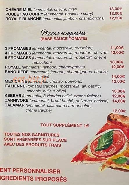 Pizza Jerome à Saint Chamas Menu Et Photos