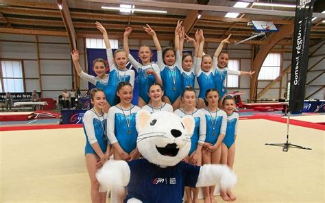 Gymnastique artistique deux équipes de La Quimpéroise championnes de