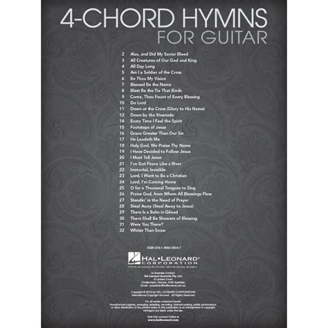 Hymns Guitar Chords