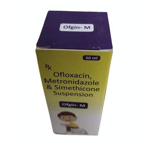 60ml Ofloxacin Metronidazole Simethicone Suspension At Rs 99 Box