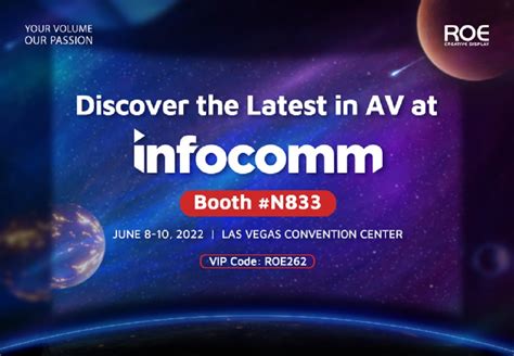 Roe Visual Returns To Infocomm 2022 Commercial Integrator