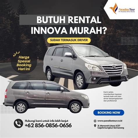 Rental Mobil Semarang Terlengkap Saat Ini