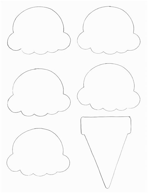 Ice Cream Scoop Template