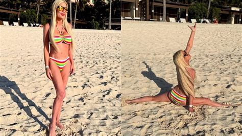 Tori Spellings Bikini Beach Split Gives Fans The Ick It S Not Doing You Any Favors The