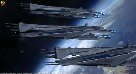 Systems Alliance Everest class Dreadnoughts by Euderion on DeviantArt