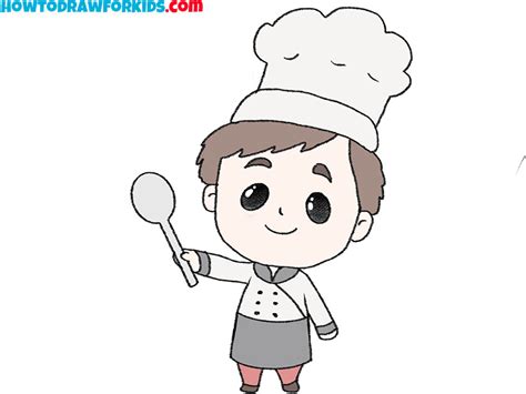 how to draw chef
