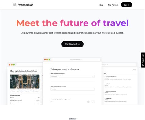 Wonderplan Your Smart Ai Travel Planner Almma Ai