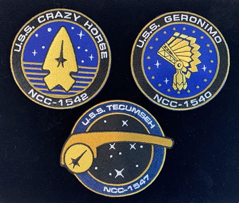 USS Carrier Patch Set (Geronimo, Crazy Horse, Tecumseh) – Ares Studios