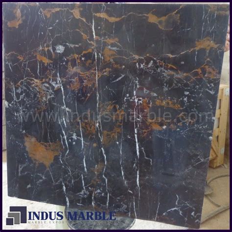 BLACK & GOLD MARBLE TILES – INDUS MARBLE