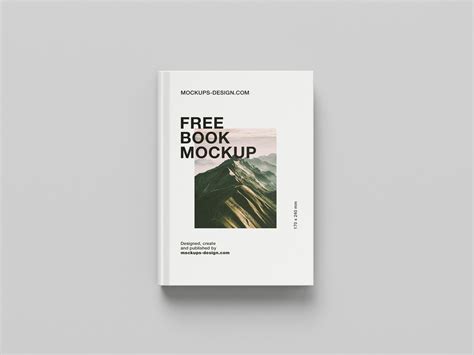 Hardcover book mockup - Mockups Design