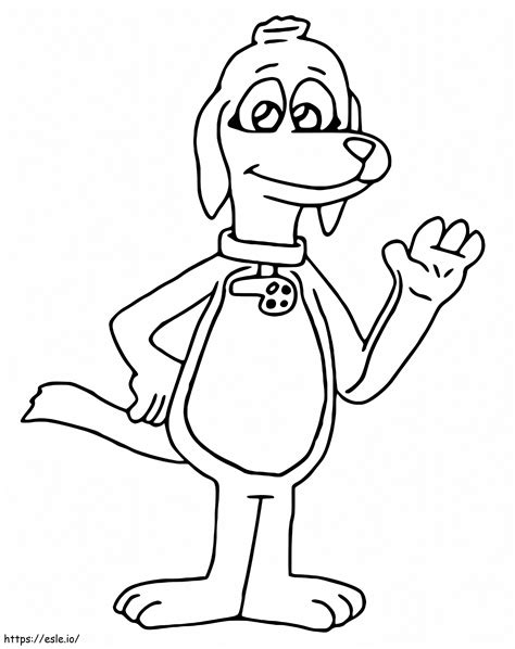 Tag Barker In Go Dog Go coloring page