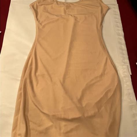 Spanx Intimates Sleepwear L Assets Red Hot Label Spanx Open Bust Tank Camisole Nude