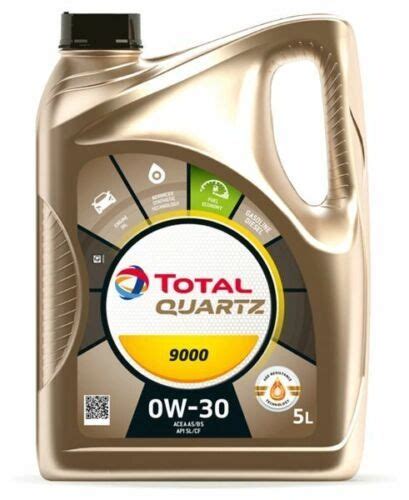 Total Quartz 9000 Energy 0W 30 Engine Oil Volvo VCC 95200377 A5 B5 5