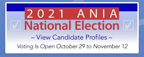 2021 American Nursing Informatics Association Ania National Elections The Nursing