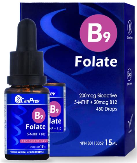 Folate 5-MTHF Active Vitamin B9 Drops – two farm kids Natural Foods