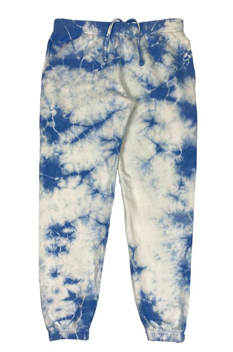 Sky Blue Crystal Wash Joggers Custom Colors Apparel