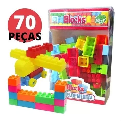 Brinquedo Blocos De Montar Infantil Educativo Original Mercadolivre